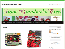 Tablet Screenshot of fromgrandmastree.com